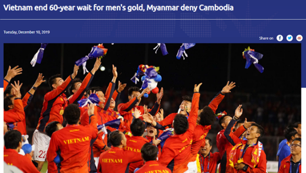 Truyền thông quốc tế viết về chiến thắng của đội tuyển bóng đá U22 Việt Nam