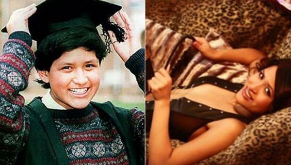 Ảnh chụp Sufiah Yusof lúc 13 tuổi khi còn học tại Trường Oxford và lúc trở thành gái bán hoa vào năm 23 tuổi  (Ảnh: Daily Mail)