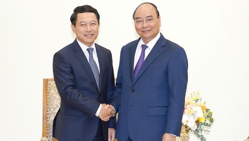 Thủ tướng Nguyễn Xuân Phúc đã tiếp Bộ trưởng Ngoại giao Lào Saleumxay Kommasith.
