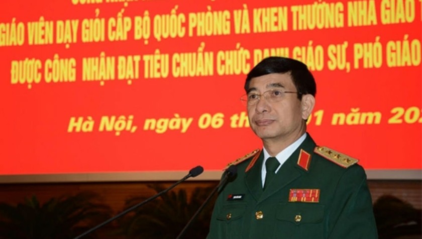 Thượng tướng Phan Văn Giang phát biểu chỉ đạo tại buổi lễ