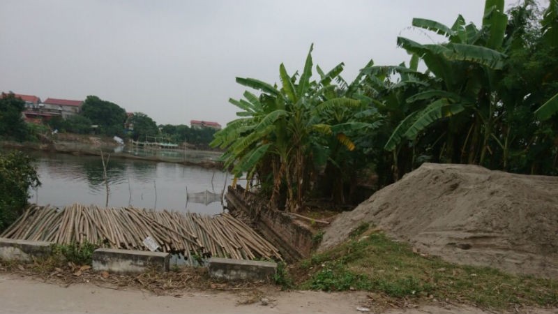 Sau khi xã Song Giang cho thuê thầu sai quy định, đất bảo vệ công trình thủy lợi (cống Lập Ái) đã bị xâm phạm.