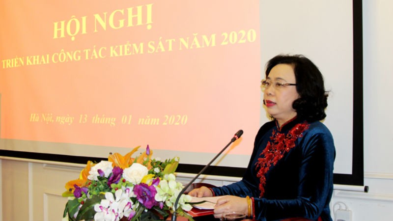 Phó Bí thư Thường trực Thành ủy Ngô Thị Thanh Hằng phát biểu tại hội nghị.