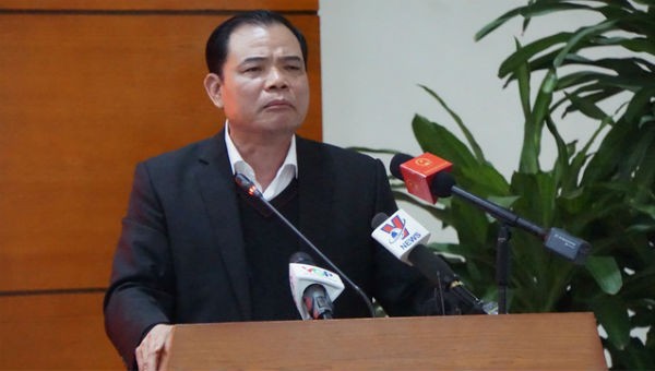 Bộ trưởng Nông nghiệp và Phát triển nông thôn Nguyễn Xuân Cường tại Hội nghị