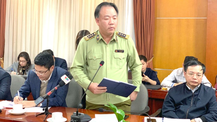 Ông Trần Hữu Linh - Tổng cục trưởng Tổng cục Quản lý thị trường cảnh báo hiện tượng thu gom khẩu trang đã qua sử dụng.