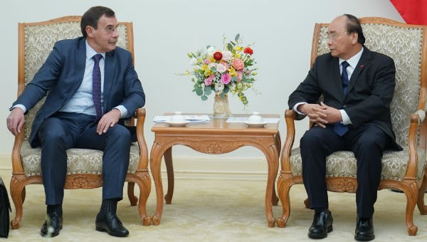 Thủ tướng Nguyễn Xuân Phúc tiếp Chủ tịch Cơ quan Chống tham nhũng LB Nga Chobotov Andrey Sergeevich