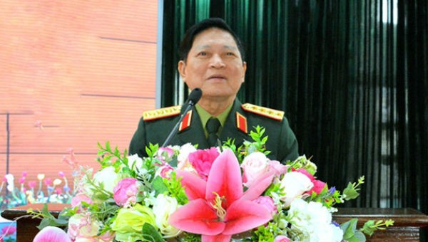 Bộ trưởng Ngô Xuân Lịch phát biểu tại hội nghị.