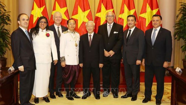 Tổng Bí thư, Chủ tịch nước Nguyễn Phú Trọng và các Đại sứ