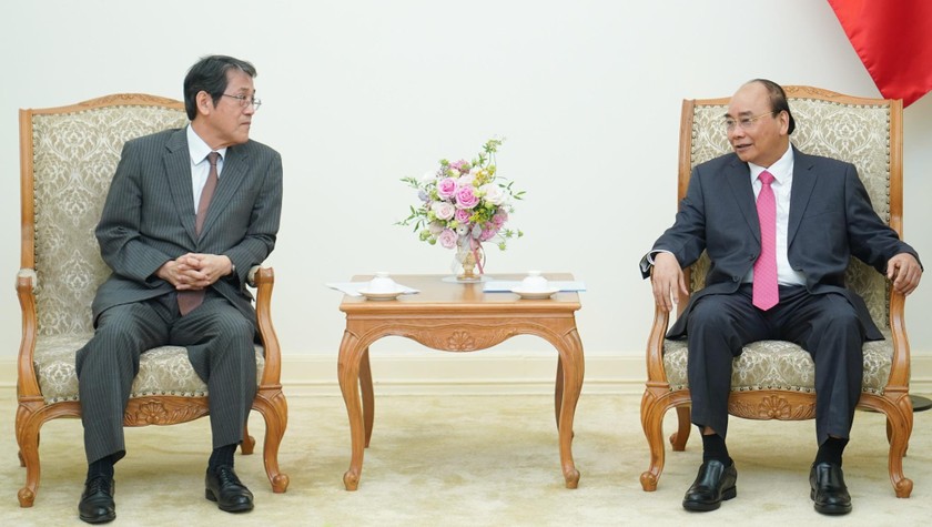 Thủ tướng Nguyễn Xuân Phúc tiếp ông Kunio Umeda, Đại sứ Nhật Bản tại Việt Nam.