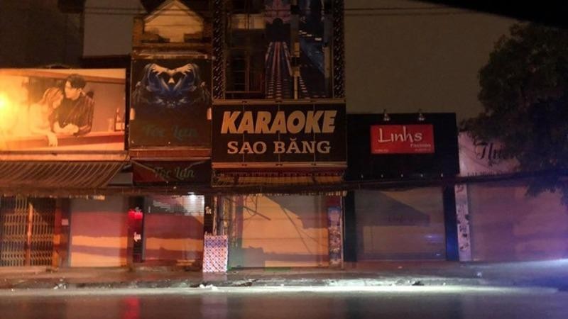 Quán karaoke Sao Băng ở Từ Sơn (Bắc Ninh).