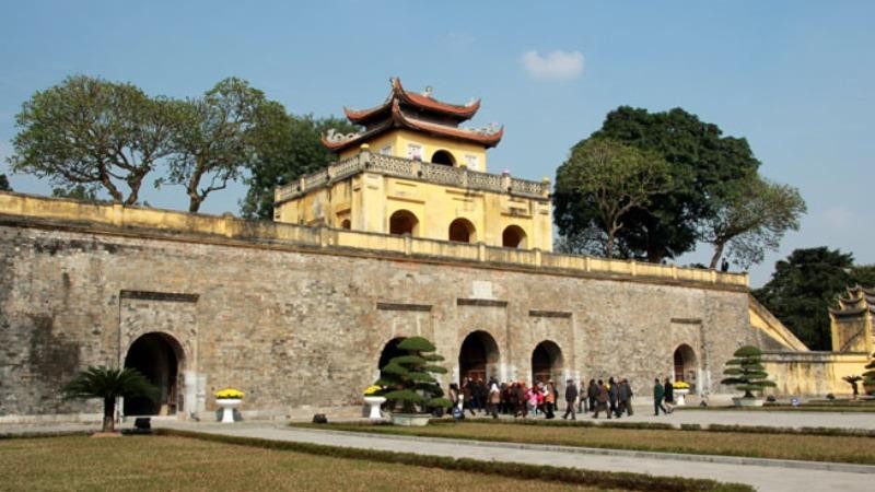 Cổng Đoan Môn khu di tích Hoàng thành Thăng Long.