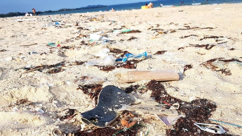 Bãi tắm Đồi Dương nổi tiếng của thị xã La Gi này đang dần thành… bãi rác