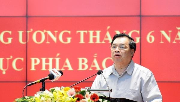 Ông Lê Mạnh Hùng, Phó Trưởng ban Tuyên giáo Trung ương phát biểu kết luận tại hội nghị.
