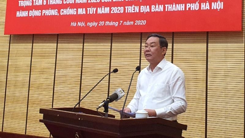 Phó Chủ tịch UBND TP Lê Hồng Sơn phát biểu tại hội nghị.