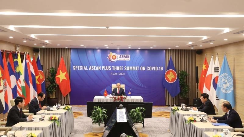 Thủ tướng Nguyễn Xuân Phúc chủ trì Hội nghị Cấp cao đặc biệt ASEAN.  (Ảnh: VGP)