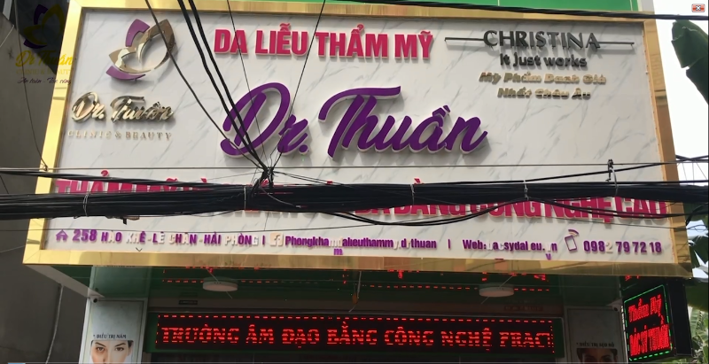 Cơ sở thẩm mỹ “Dr Thuần Clinic & Beauty” 258 Hào Khê