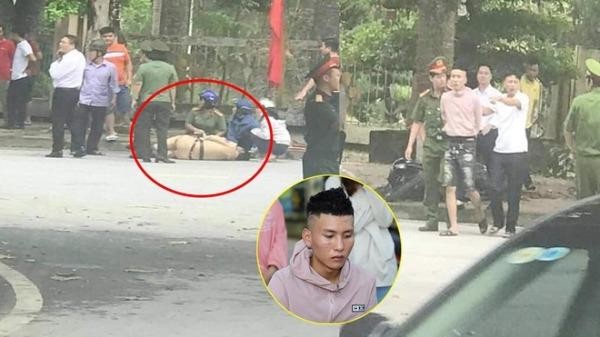 Nguyễn Bá Hiếu điều khiển xe máy tông CSGT bị thương nặng. Ảnh Thanh Niên.