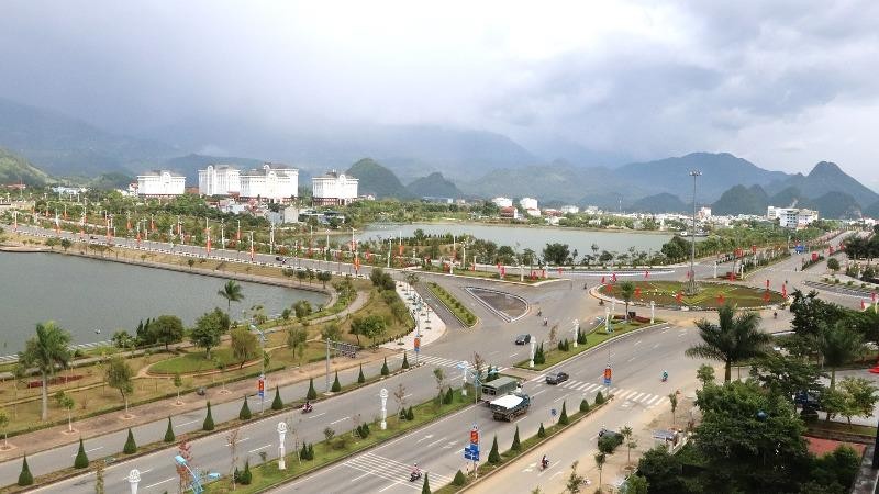 Một góc thành phố Lai Châu. 