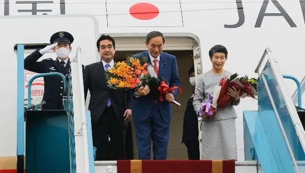Thủ tướng Nhật Bản Suga Yoshihide và Phu nhân Suga Mariko kết thúc tốt đẹp chuyến thăm Việt Nam từ ngày 18-20/10/2020.