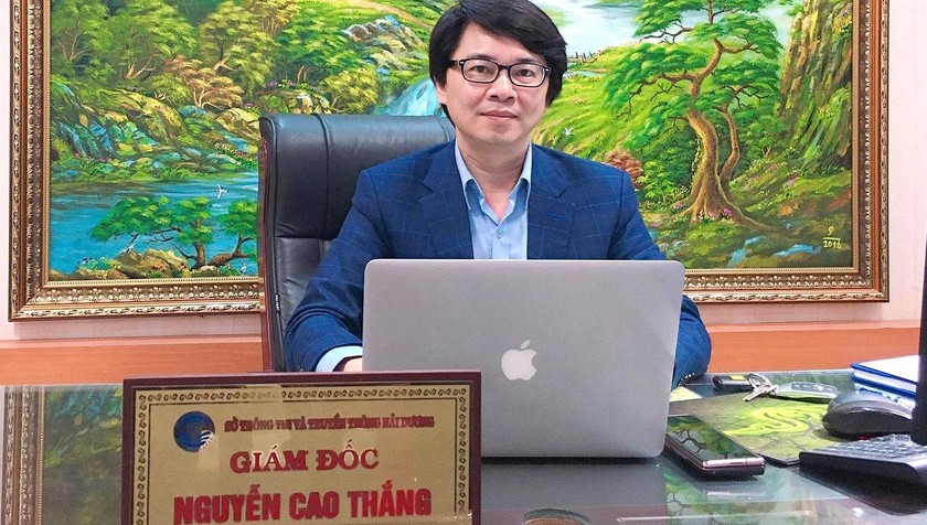 Ông Nguyễn Cao Thắng, Tỉnh uỷ viên, Giám đốc Sở Thông tin và Truyền thông Hải Dương.