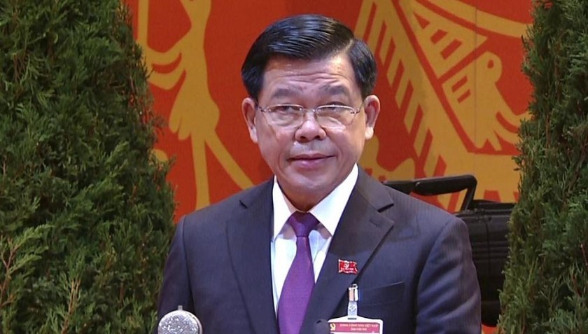 Ông Nguyễn Hồng Lĩnh trình bày tham luận tại Đại hội.