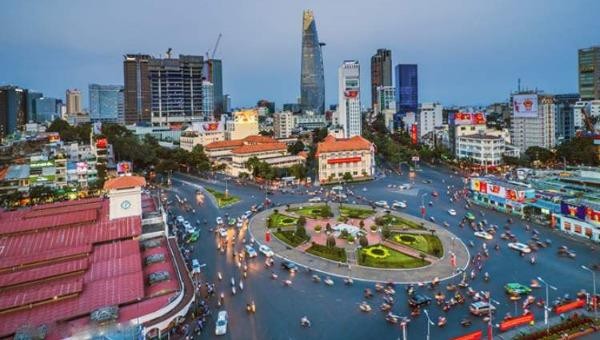 Một góc TP Hồ Chí Minh.