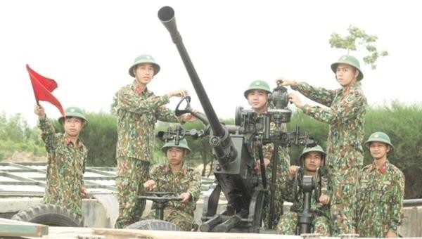 Đại đội Phòng không 594 sẵn sàng chiến đấu bảo vệ vùng trời Thừa Thiên Huế. 