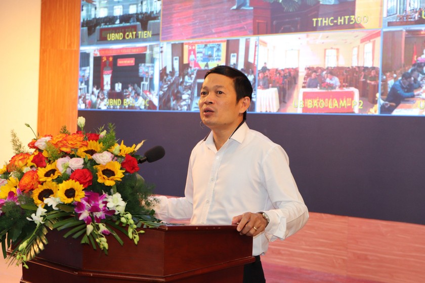 Tiến sỹ Nguyễn Tri Thức – Ủy viên Ban Biên tập, Tổng Cục trưởng, Trưởng ban Chuyên đề và Chuyên san Tạp chí Cộng sản thông tin về kỹ năng tương tác với báo chí - truyền thông.