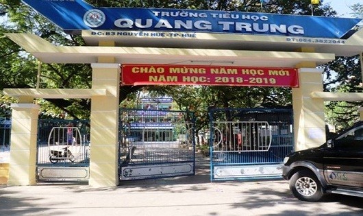 Trường tiểu học Quang Trung  thu hàng trăm triệu tiền sai quy định