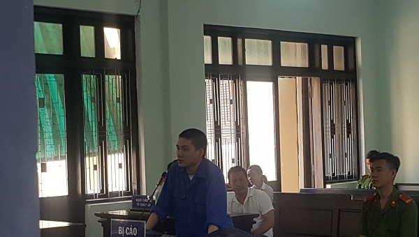 Bị cáo Lê Hoài Lộc tại phiên tòa sơ thẩm
