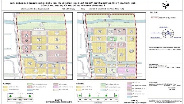 QuY hoạch phân khu Khu E - Đô thị mới An Vân Dương (ảnh BQL khu vực phát triển đô thị tỉnh).