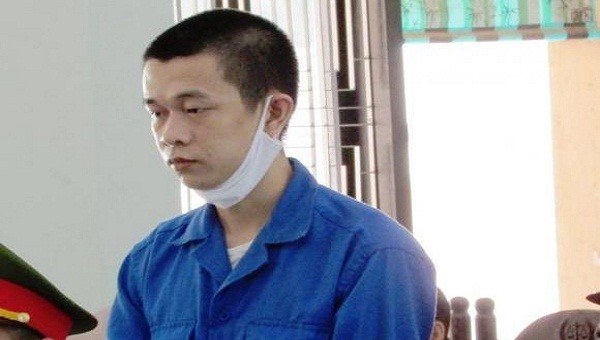 Bị cáo Nguyễn Công Sáu tại phiên tòa.