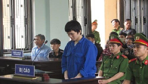 Bị cáo Dương Văn Minh tại phiên tòa 