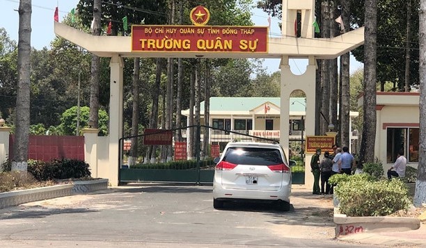 Trường quân sự tỉnh Đồng Tháp - địa điểm cách ly