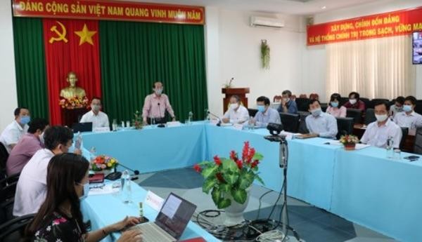Ông Trần Thanh Liêm- Giám đốc Sở Giáo dục và Đào tạo Đồng Tháp - phát biểu tại buổi họp (nguồn: Cổng thông tin Đồng Tháp).