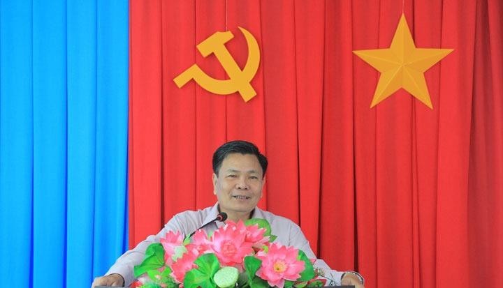 Phó chủ tịch UBND tỉnh Nguyễn Hữu Lập phát biểu chỉ đạo.