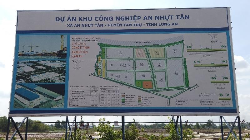 Bản đồ quy hoạch dự án KCN An Nhật Tân
