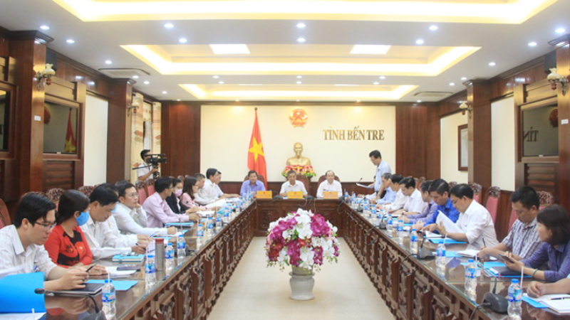 Buổi làm việc của Liên minh HTX Việt Nam với lãnh đạo UBND tỉnh Bến Tre.