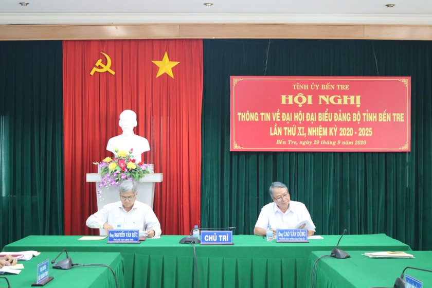 350 đại biểu chính thức tham dự Đại hội đại biểu Đảng bộ tỉnh Bến Tre lần thứ XI, nhiệm kỳ 2020 – 2025.