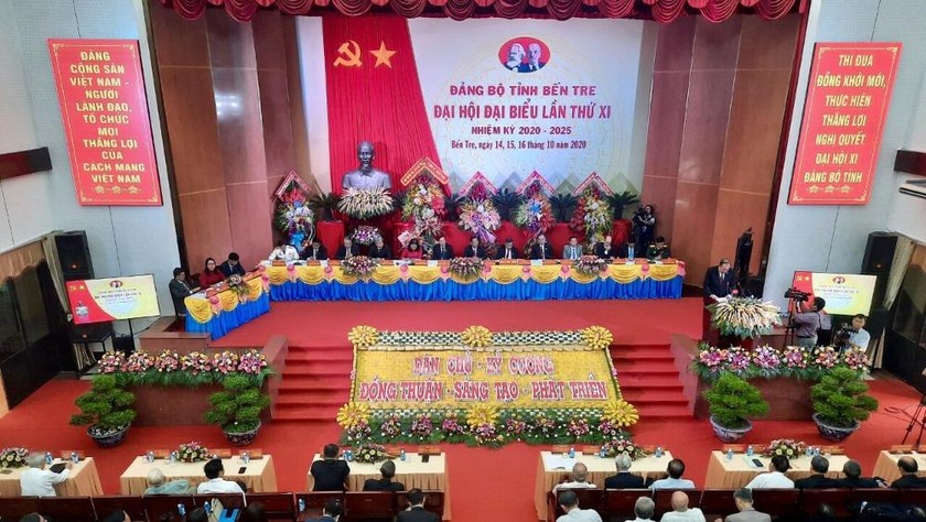 Đại hội đại biểu Đảng bộ tỉnh Bến Tre lần thứ XI, nhiệm kỳ 2020 – 2025.