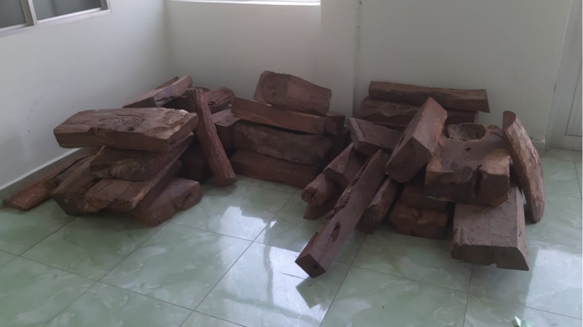 Bán gỗ xong quay lại trộm số gỗ đã bán, đạo chích bị Công an thị xã Gò Công bắt giữ