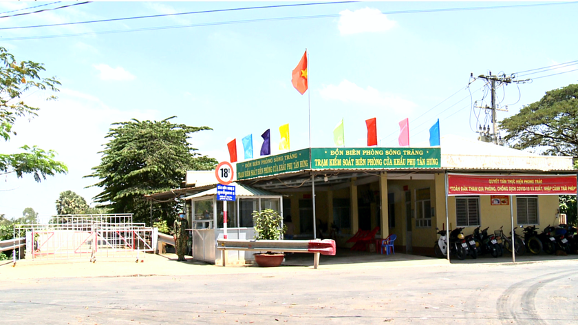 Trạm kiểm soát cửa khẩu phụ Tân Hưng đảm bảo vững chắc an ninh biên giới Việt Nam - Campuchia