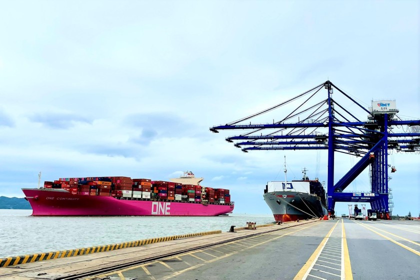 Cảng container Quốc tế Tân Cảng Hải Phòng đón tuyến mới đi bờ Tây Hoa Kỳ