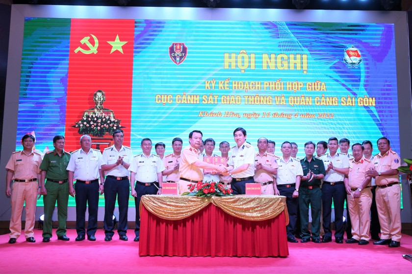 Tổng kết 5 năm quy chế phối hợp giữa Quân cảng Sài Gòn và Cục Cảnh sát giao thông 