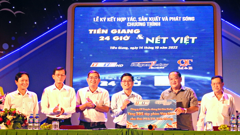 Đài Phát thanh và Truyền hình Tiền Giang hợp tác sản xuất và phát sóng chương trình “Tiền Giang 24 giờ” và “Nét Việt”