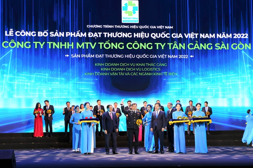 Lần thứ 7 liên tiếp Tổng Công ty Tân Cảng Sài Gòn đạt Thương hiệu Quốc gia