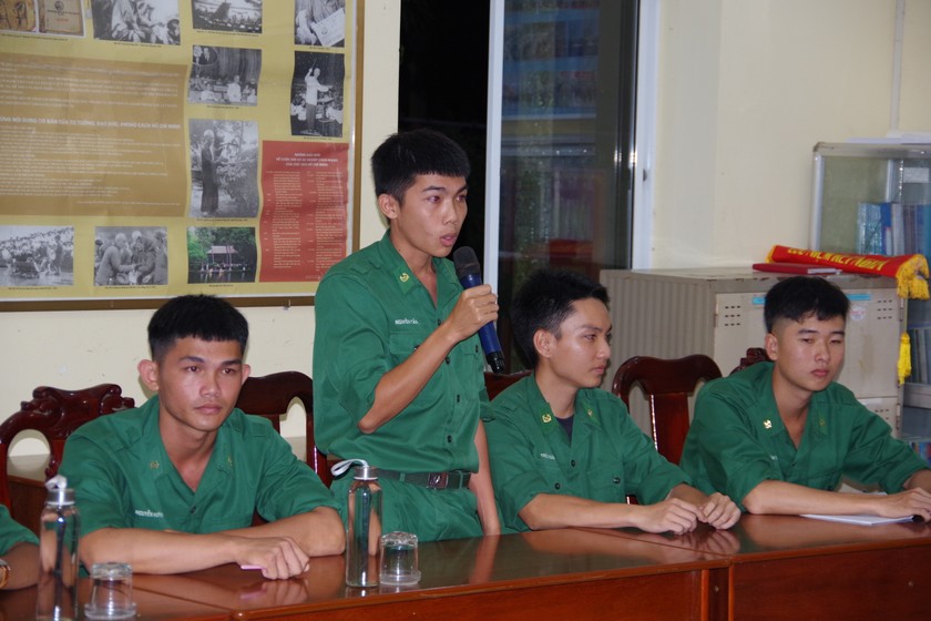 Đồn Biên phòng Vĩnh Hải tổ chức diễn đàn hưởng ứng Ngày pháp luật Việt Nam năm 2022