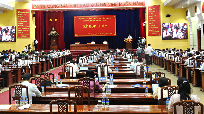 Khai mạc kỳ họp thứ 7 - Hội đồng nhân dân tỉnh Tiền Giang khóa X