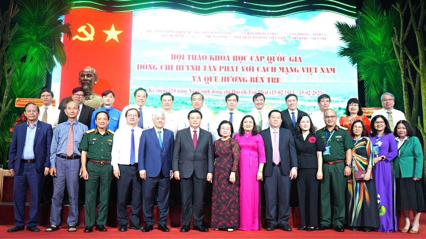 Hội thảo Khoa học cấp quốc gia "Đồng chí Huỳnh Tấn Phát với cách mạng Việt Nam và quê hương Bến Tre"