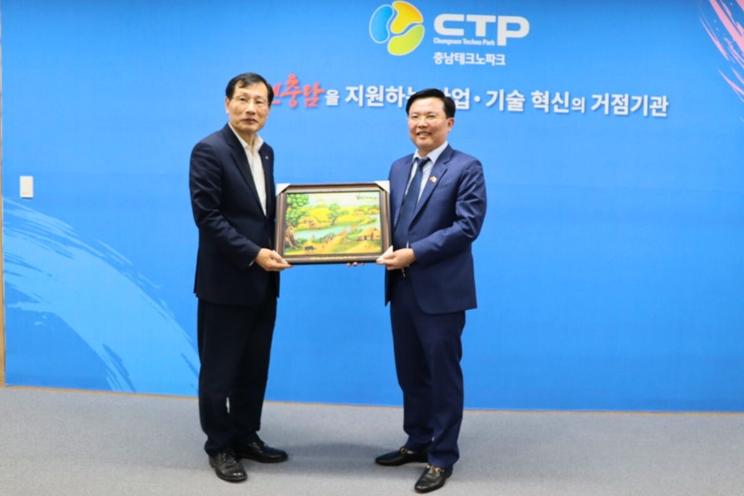 Lãnh đạo tỉnh Long An kêu gọi đầu tư tại tỉnh Chungcheongnam-Do, Hàn Quốc