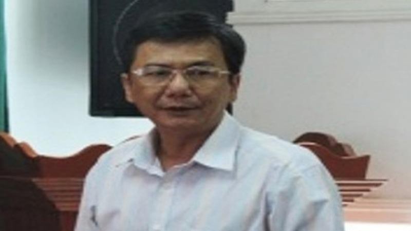 Ông Lê Tấn Thảo khi còn đương chức Phó Chủ tịch UBND huyện Đông Hòa.